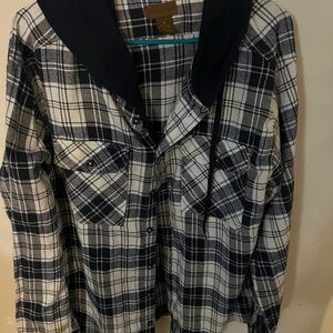 Plaid Shirt Jacket for Men